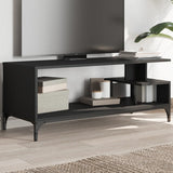 Tv-Taso 102X40X41 Cm Tekninen Puu Ja Teräs