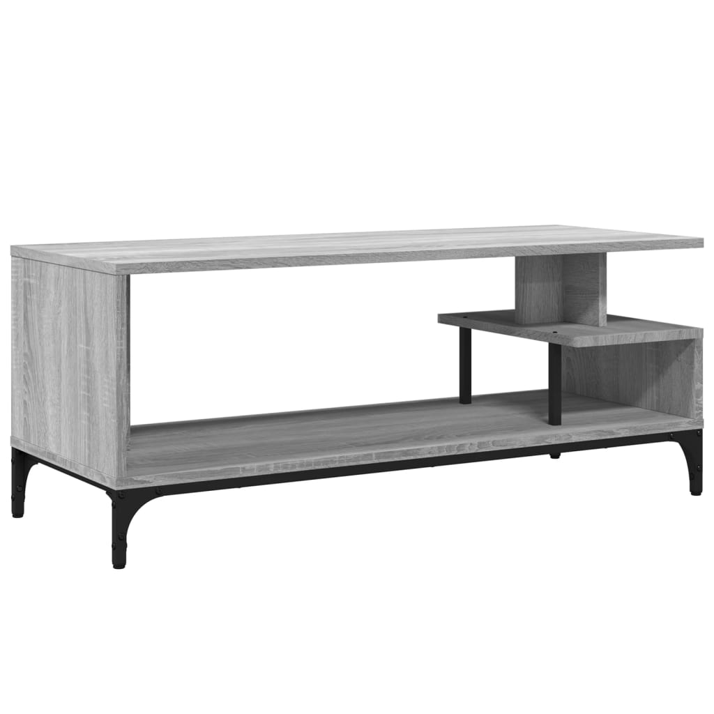 Tv-Taso 102X40X41 Cm Tekninen Puu Ja Teräs