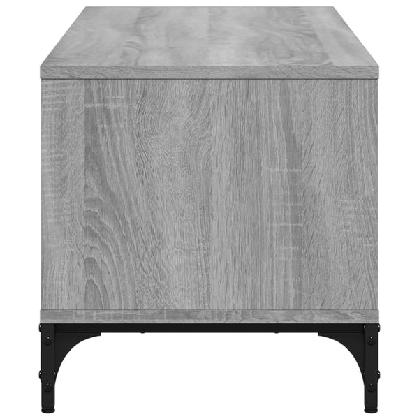 Tv-Taso 102X40X41 Cm Tekninen Puu Ja Teräs