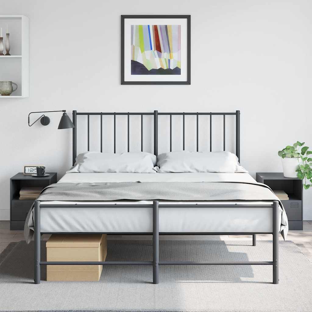 Yöpöydät 2 Kpl Sinapin 34,5X39X44 Cm Teräs