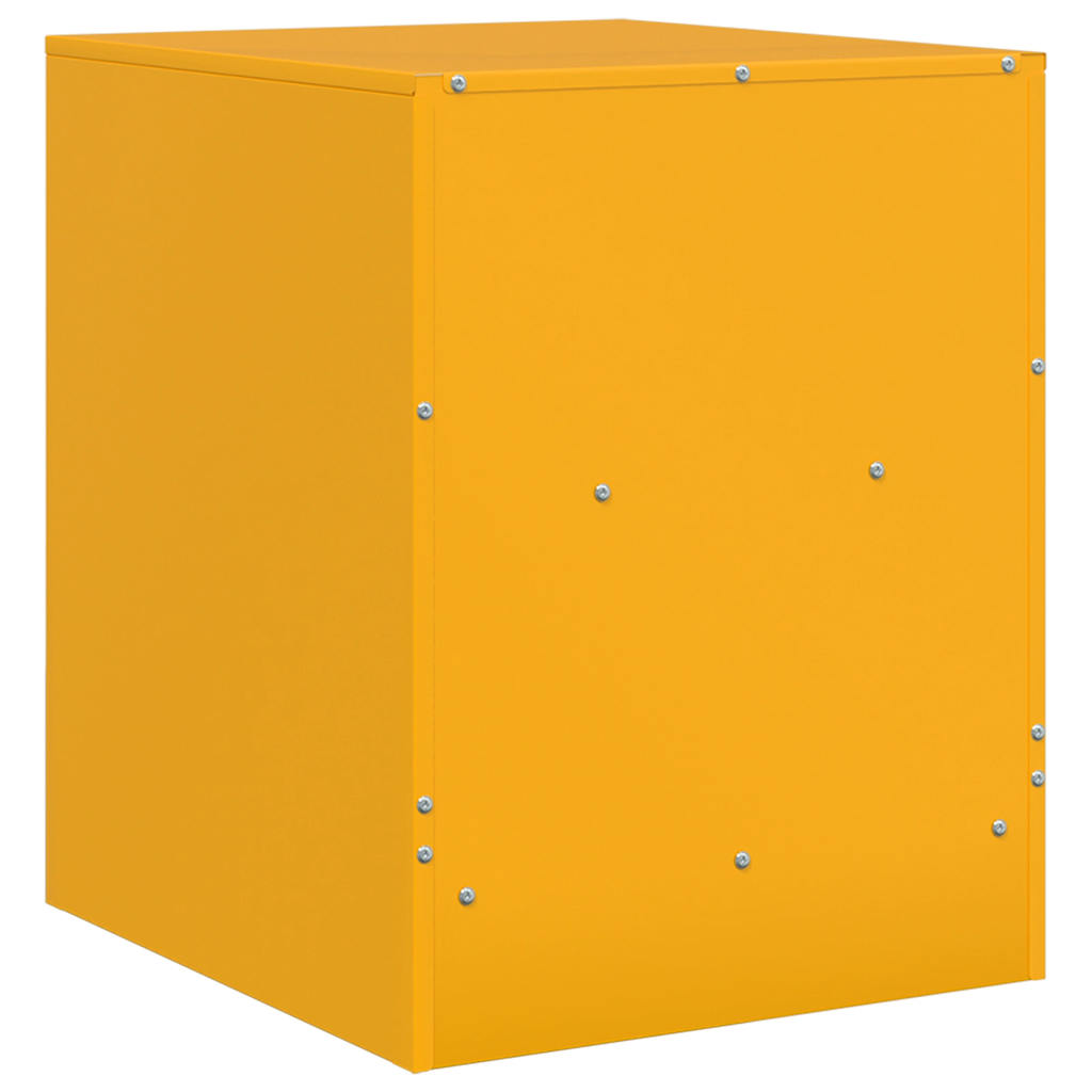 Yöpöydät 2 Kpl Sinapin 34,5X39X44 Cm Teräs