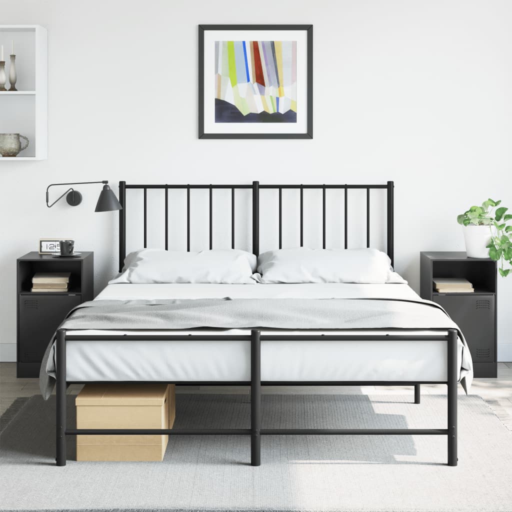 Yöpöydät 2 Kpl 34,5X39X62 Cm Teräs