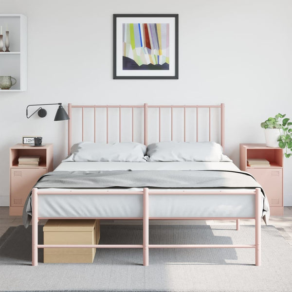 Yöpöydät 2 Kpl 34,5X39X62 Cm Teräs