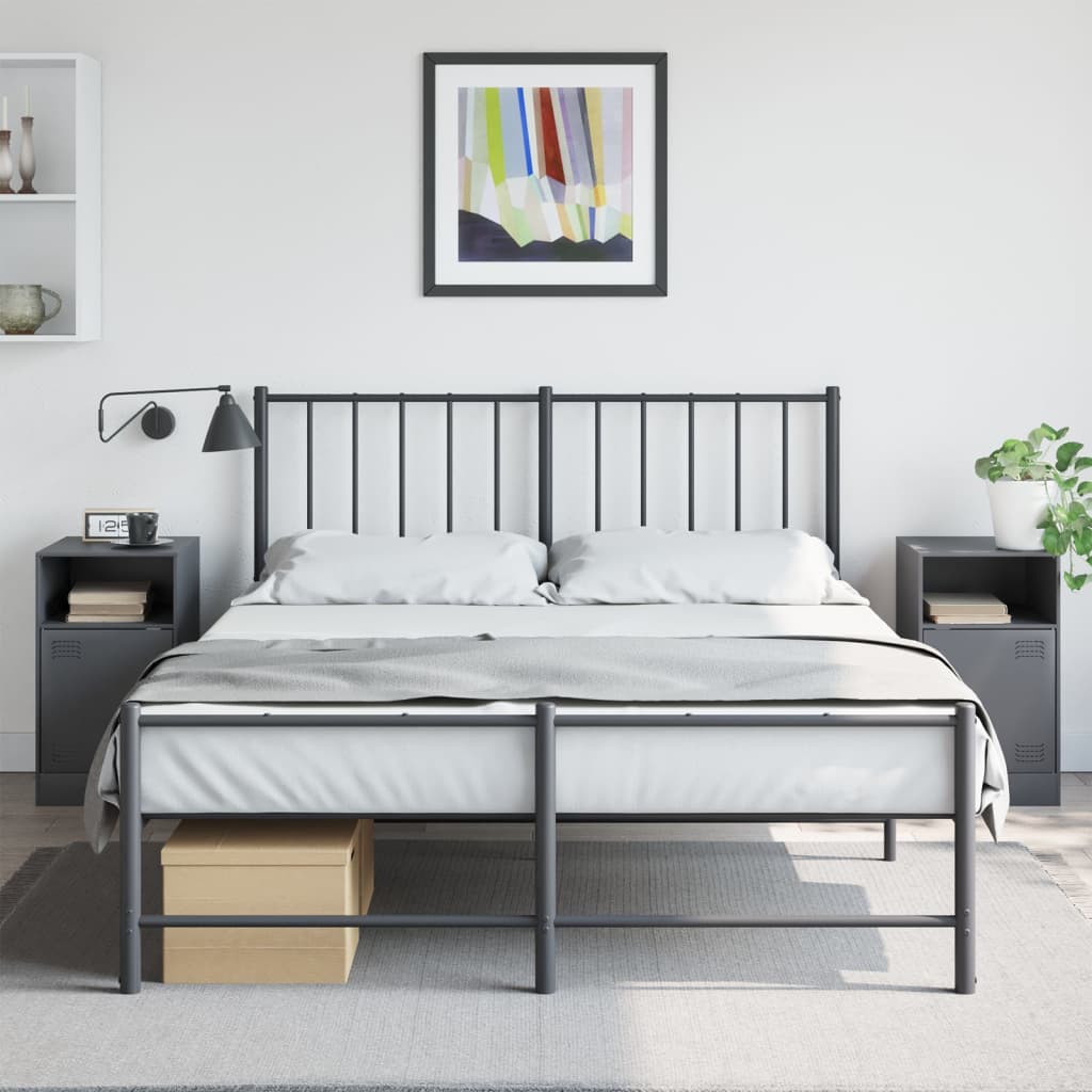 Yöpöydät 2 Kpl 34,5X39X62 Cm Teräs