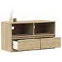 Tv-Taso Sauda Tammenvärinen 99X43X55 Cm Täysi Mänty