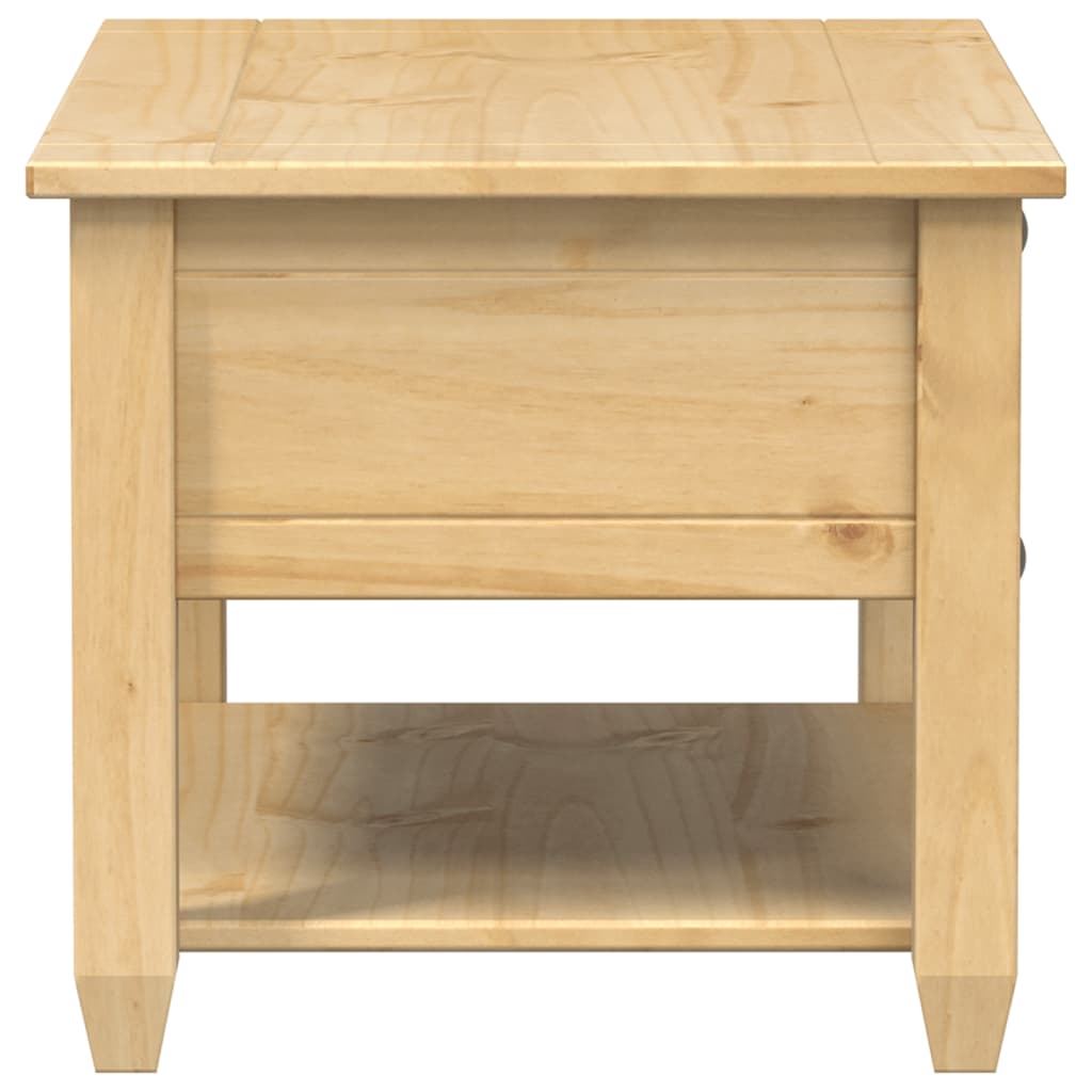 Sohvapöytä Laatikoilla Corona 85X50X45 Cm Täysi Mänty
