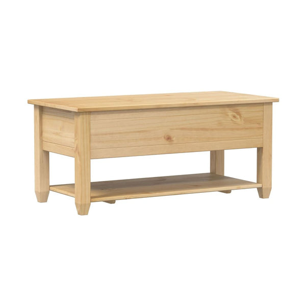 Sohvapöytä Laatikoilla Corona 100X48X45 Cm Täysi Mänty