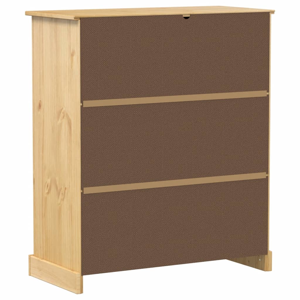 Viinikaappi Corona 97X45X114 Cm Täysi Mänty