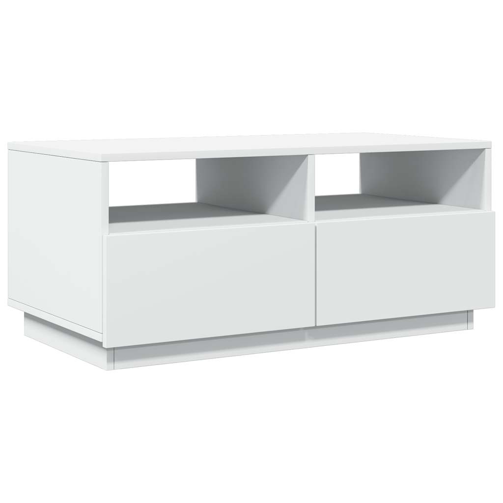 Sohvapöytä Led-Valoilla 90X49X40 Cm