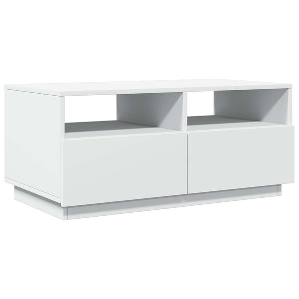 Sohvapöytä Led-Valoilla 90X49X40 Cm
