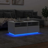 Sohvapöytä Led-Valoilla 90X49X40 Cm