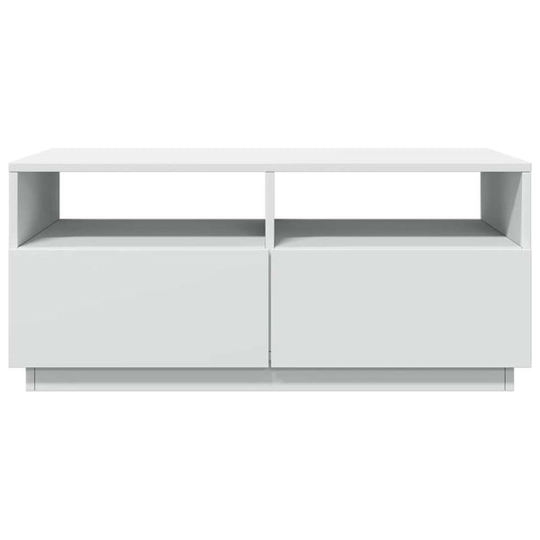 Sohvapöytä Led-Valoilla 90X49X40 Cm