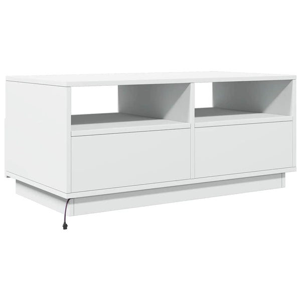 Sohvapöytä Led-Valoilla 90X49X40 Cm