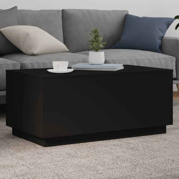 Sohvapöytä Led-Valoilla 50X50X40 Cm