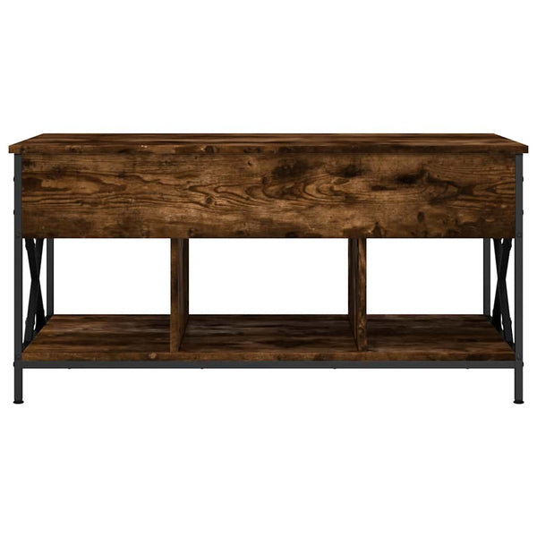 Sohvapöytä 100X55X50 Cm Tekninen Puu Ja Metalli