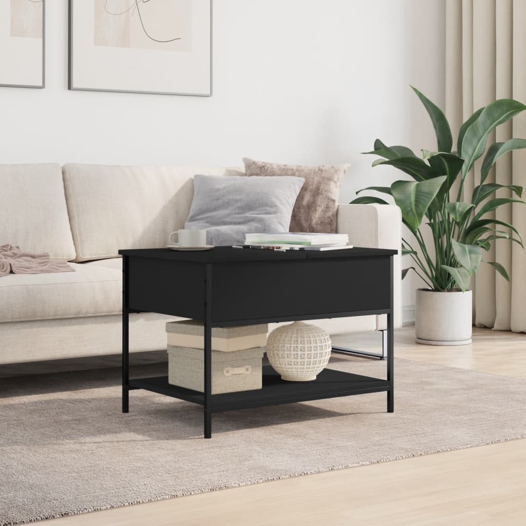 Sohvapöytä 70X50X50 Cm Tekninen Puu Ja Metalli