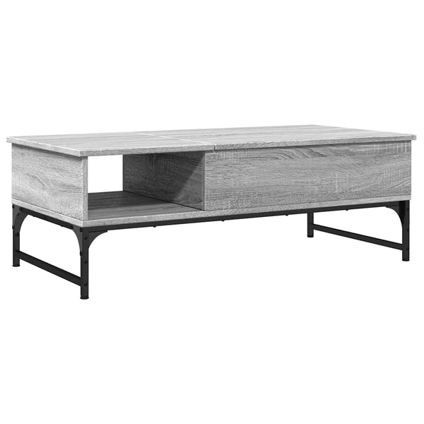 Sohvapöytä 100X50X35 Cm Tekninen Puu Ja Metalli