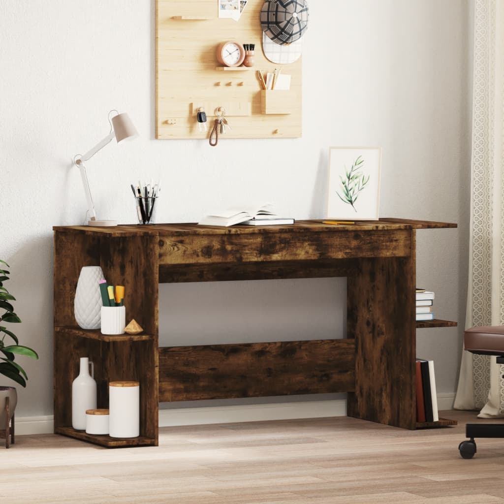 Työpöytä Sonoma-Tammi 140X50X75 Cm Tekninen Puu