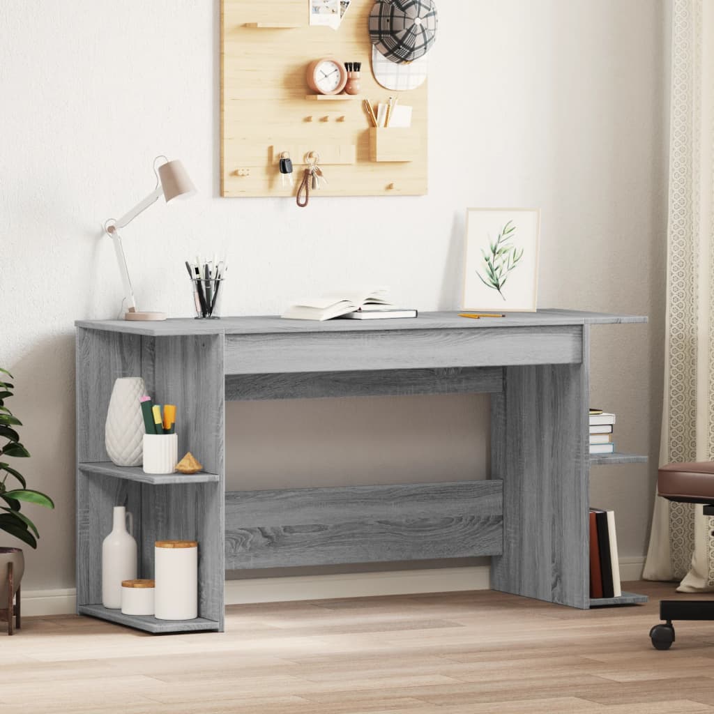 Työpöytä Sonoma-Tammi 140X50X75 Cm Tekninen Puu