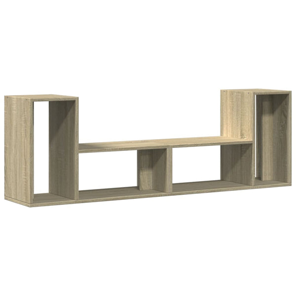 Tv-Tasot 2 Kpl Sonoma-Tammi 75X30X50 Cm Lastulevy