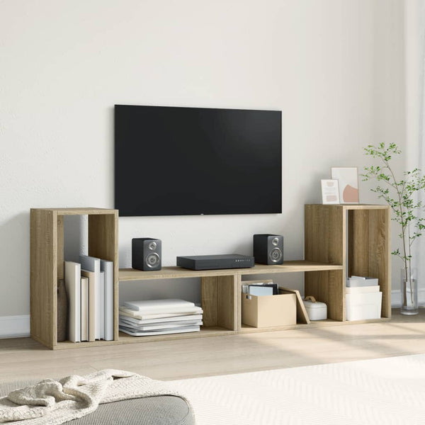 Tv-Tasot 2 Kpl Sonoma-Tammi 75X30X50 Cm Lastulevy