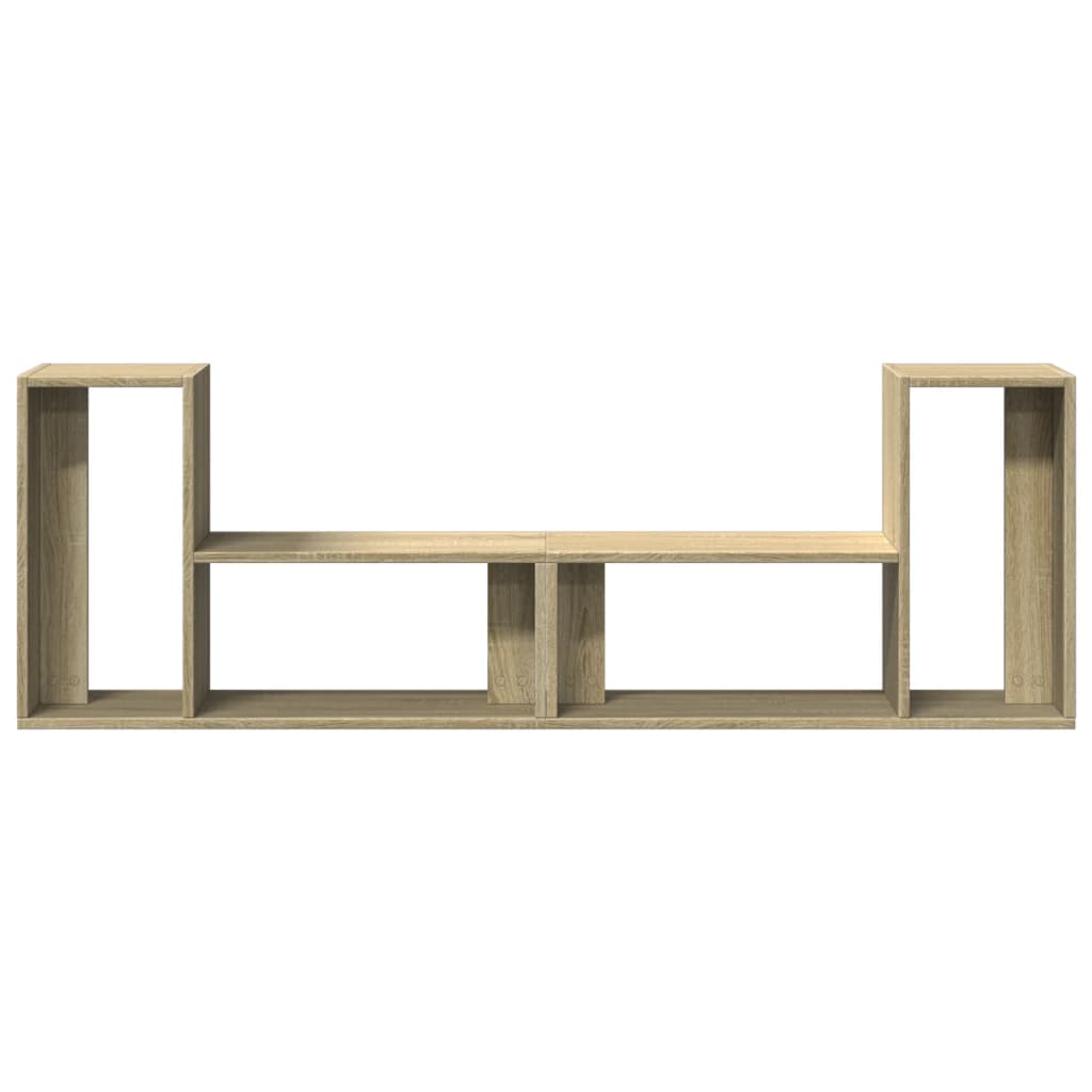 Tv-Tasot 2 Kpl Sonoma-Tammi 75X30X50 Cm Lastulevy
