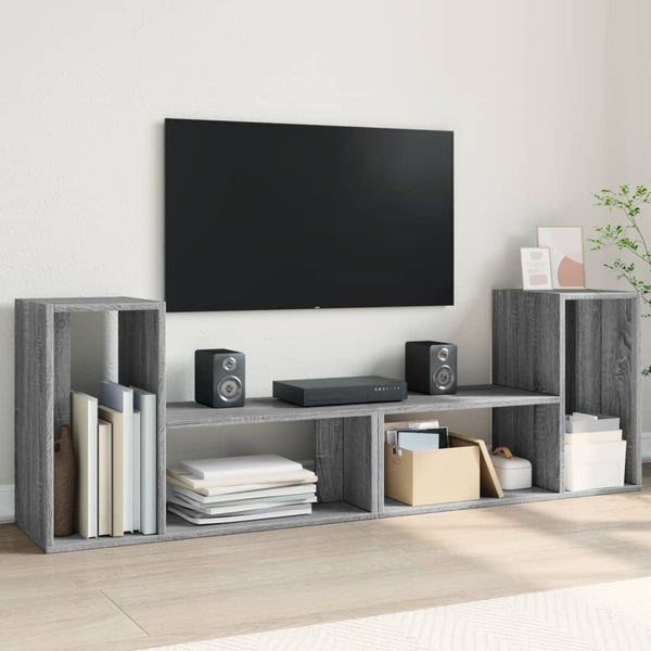Tv-Tasot 2 Kpl Sonoma-Tammi 75X30X50 Cm Lastulevy