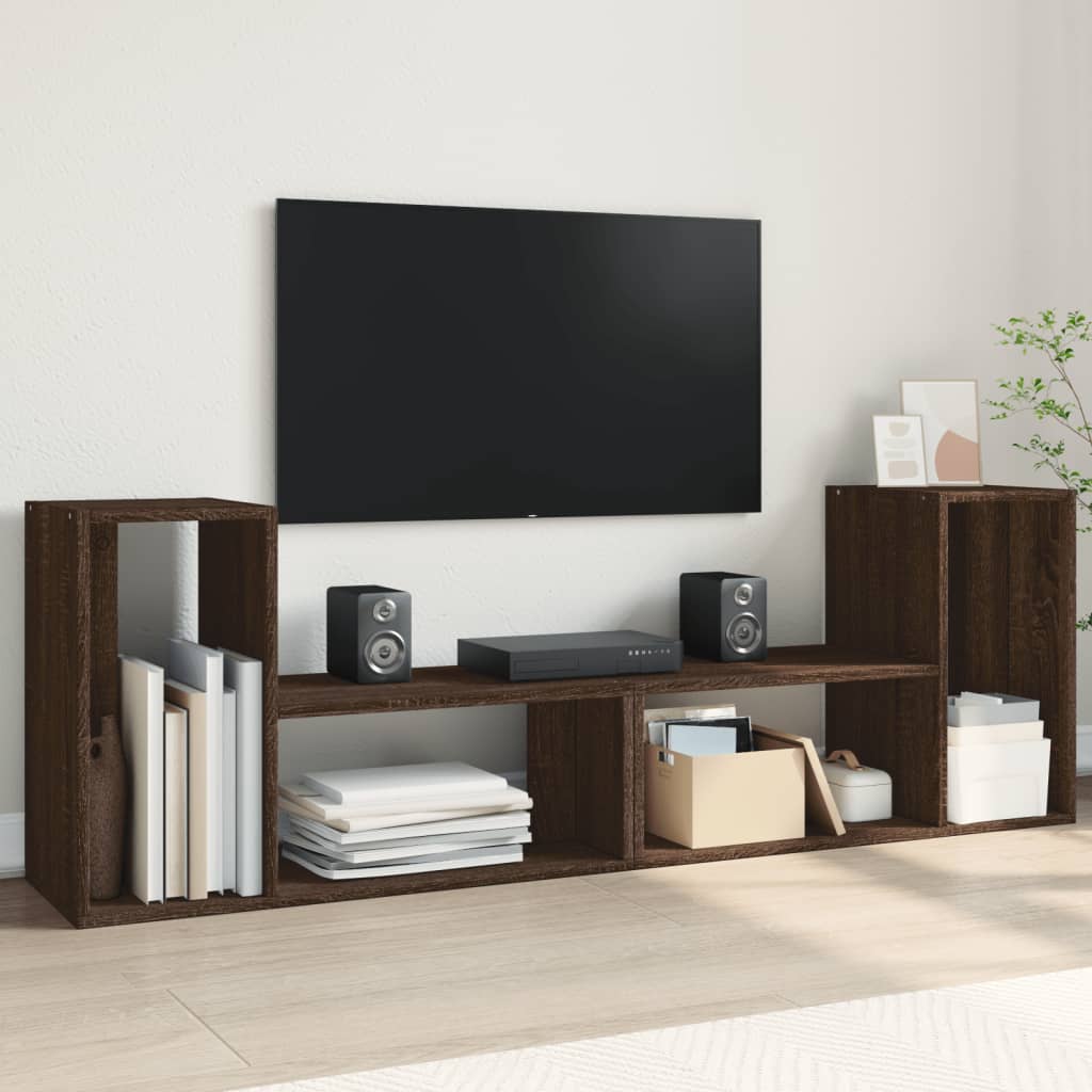 Tv-Tasot 2 Kpl Sonoma-Tammi 75X30X50 Cm Lastulevy