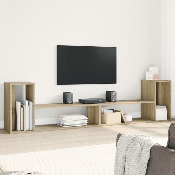 Tv-Tasot 2 Kpl Sonoma-Tammi 75X30X50 Cm Lastulevy