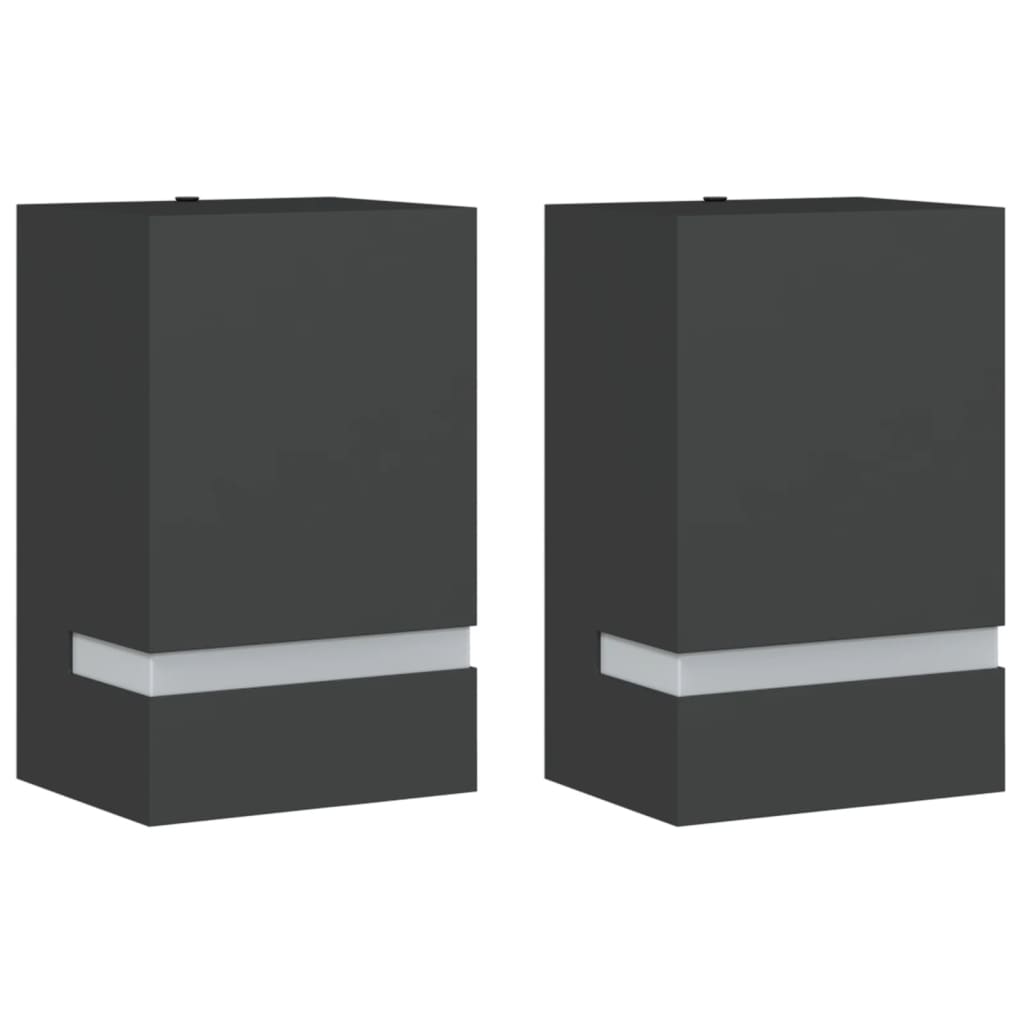 Ulkoseinävalot 2 Kpl Ruostumaton Teräs 9.5 X 7.5 X 15 Cm