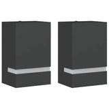Ulkoseinävalot 2 Kpl Ruostumaton Teräs 9.5 X 7.5 X 15 Cm