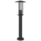 Pylväsvalaisimet 3 Kpl Ruostumaton Teräs 60 Cm
