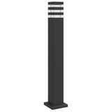 Pylväsvalaisin Musta Alumiini 80 Cm
