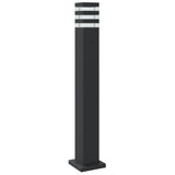 Pylväsvalaisin Musta Alumiini 80 Cm