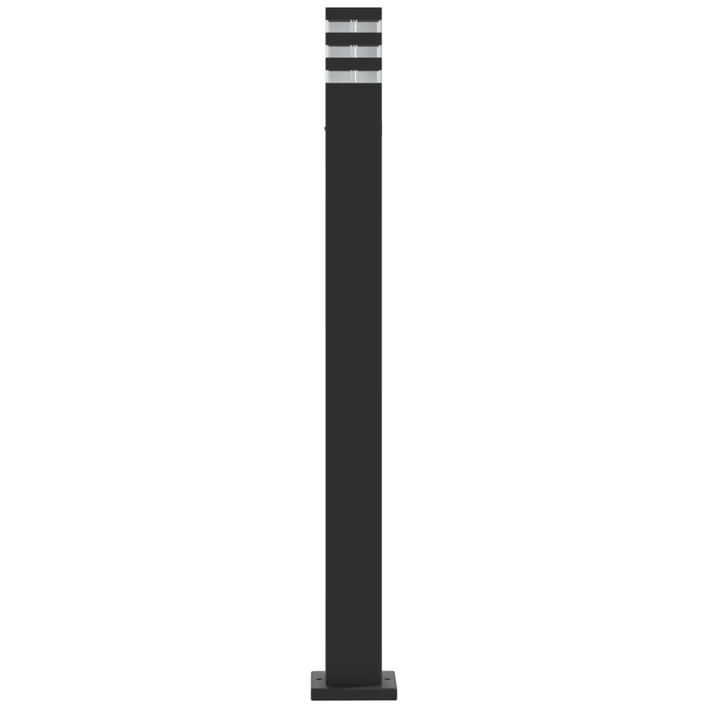 Pylväsvalaisin Musta Alumiini 110 Cm
