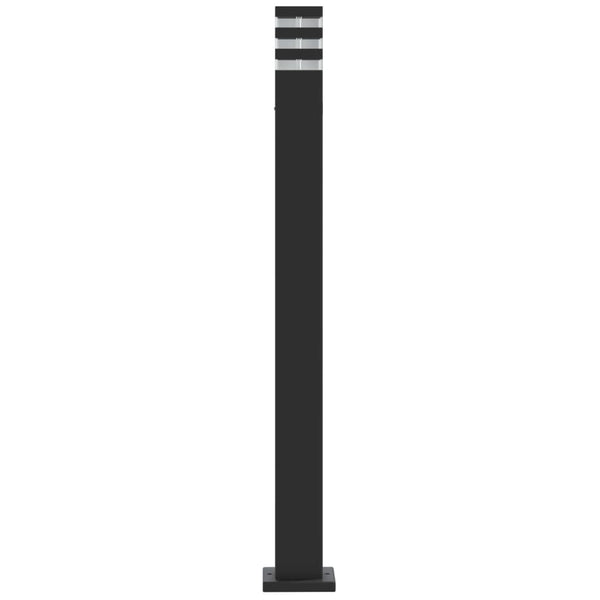 Pylväsvalaisin Musta Alumiini 110 Cm