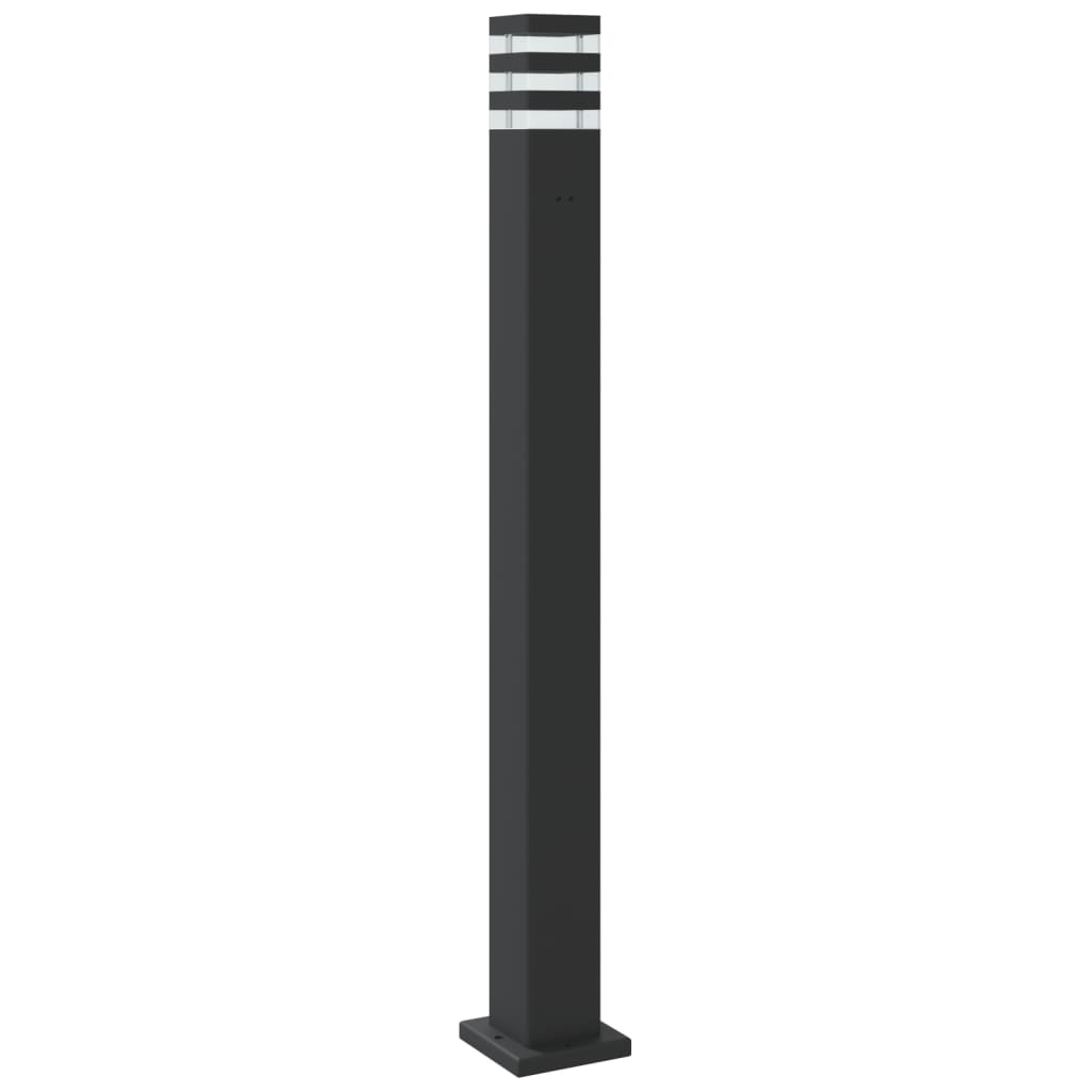 Pylväsvalaisin Musta Alumiini 110 Cm