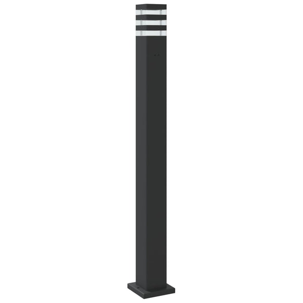 Pylväsvalaisin Musta Alumiini 110 Cm