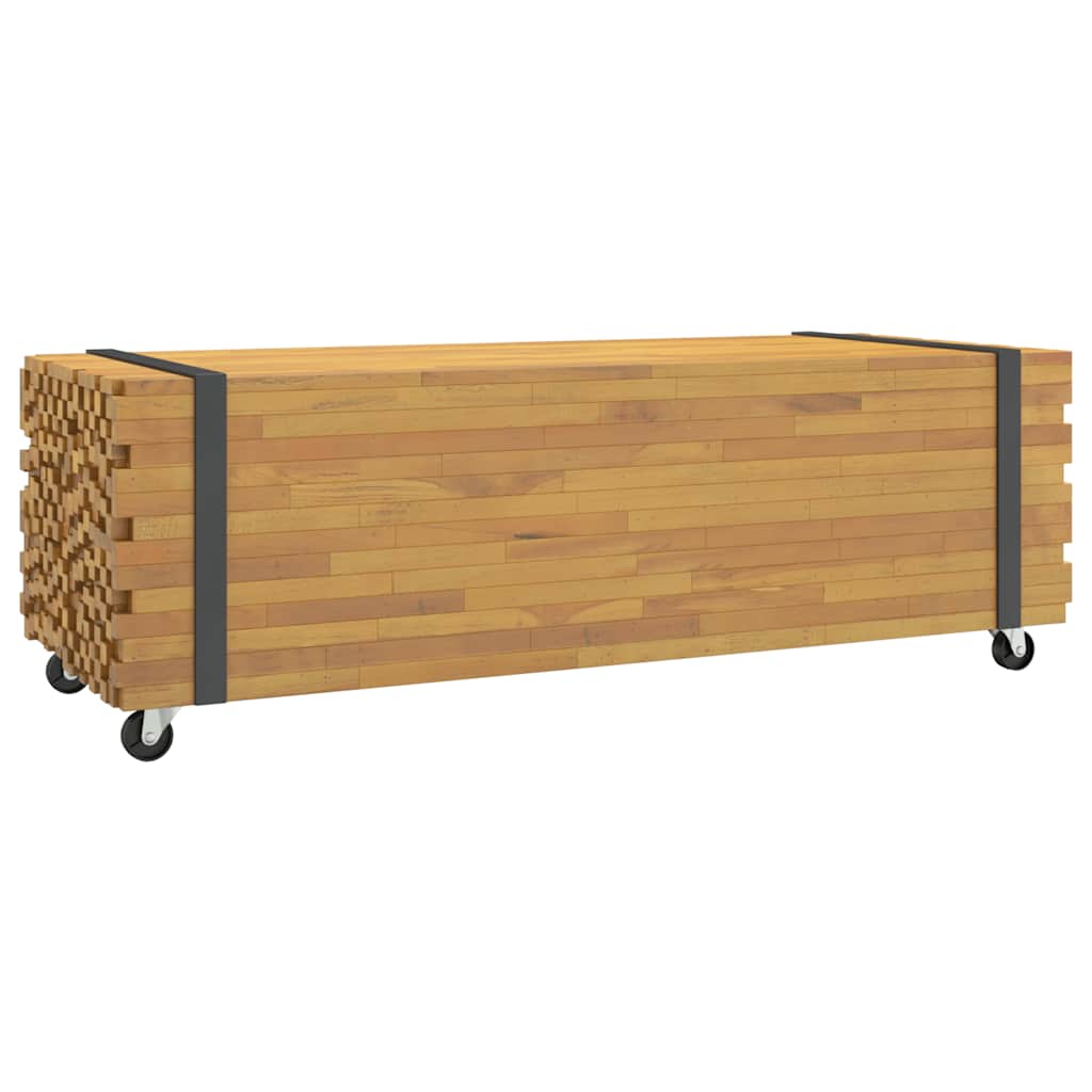 Sohvapöytä 110X45X35 Cm Täysi Tiikki