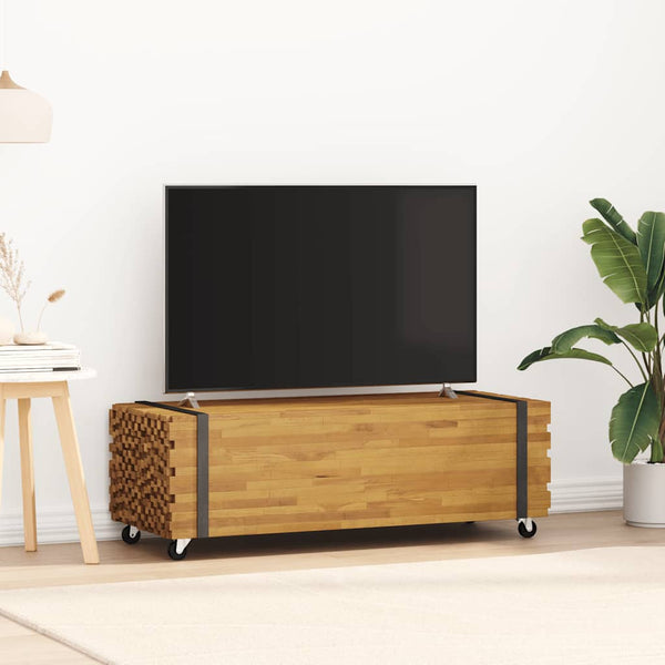 Sohvapöytä 110X45X35 Cm Täysi Tiikki