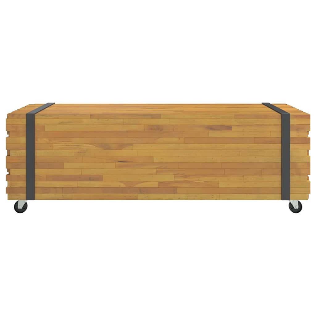 Sohvapöytä 110X45X35 Cm Täysi Tiikki