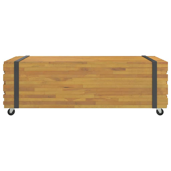 Sohvapöytä 110X45X35 Cm Täysi Tiikki