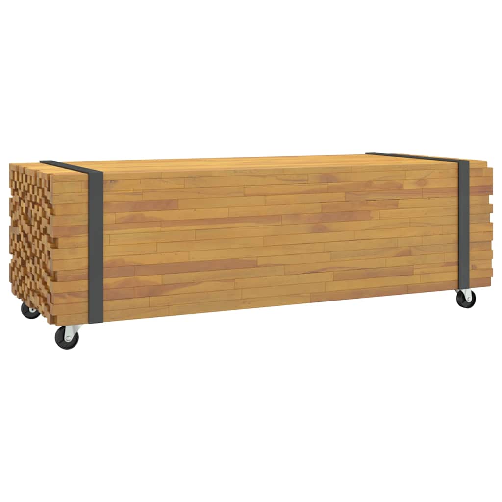 Sohvapöytä 110X45X35 Cm Täysi Tiikki