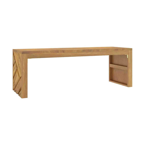Sohvapöytä 110X35X38 Cm Täysi Tiikki