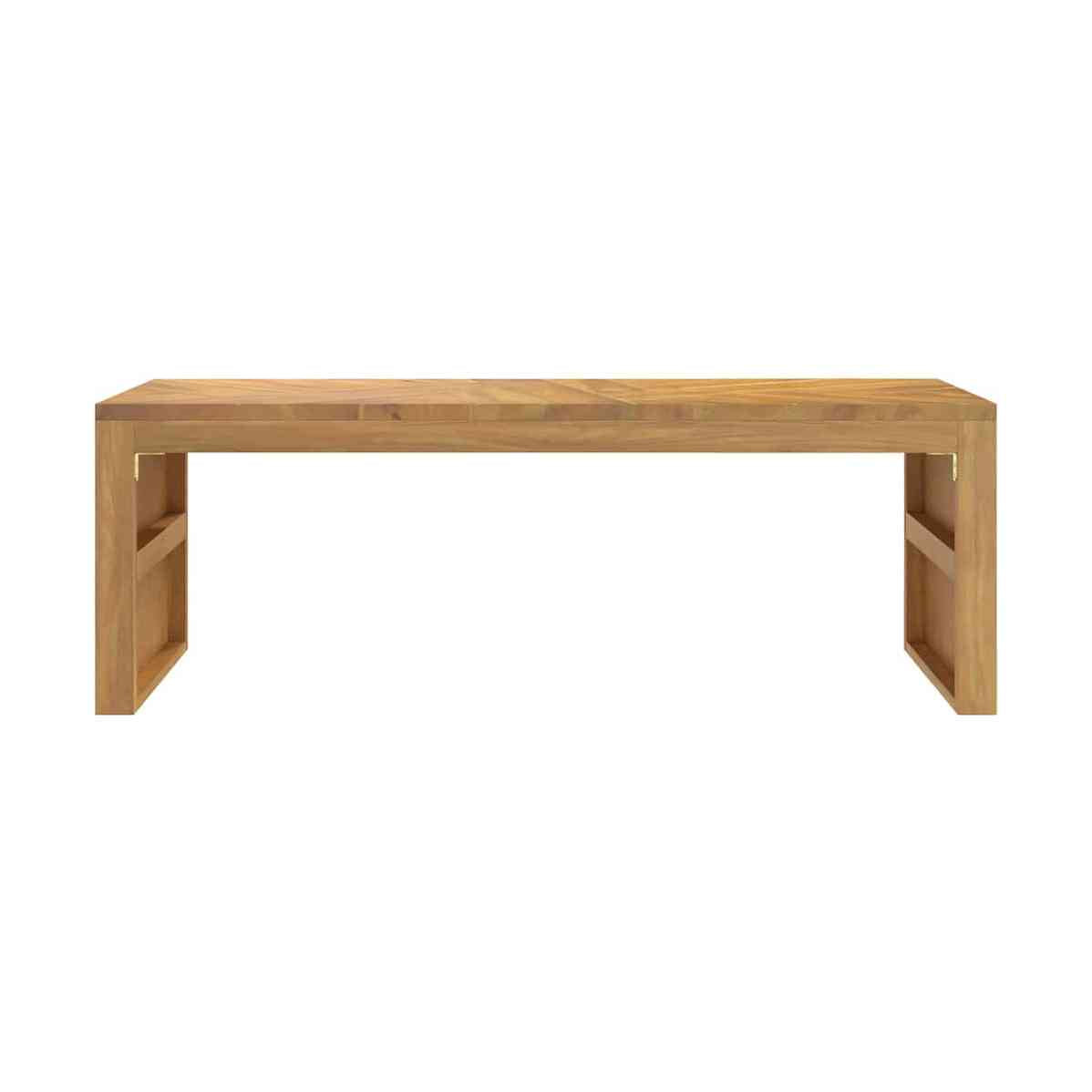 Sohvapöytä 110X35X38 Cm Täysi Tiikki