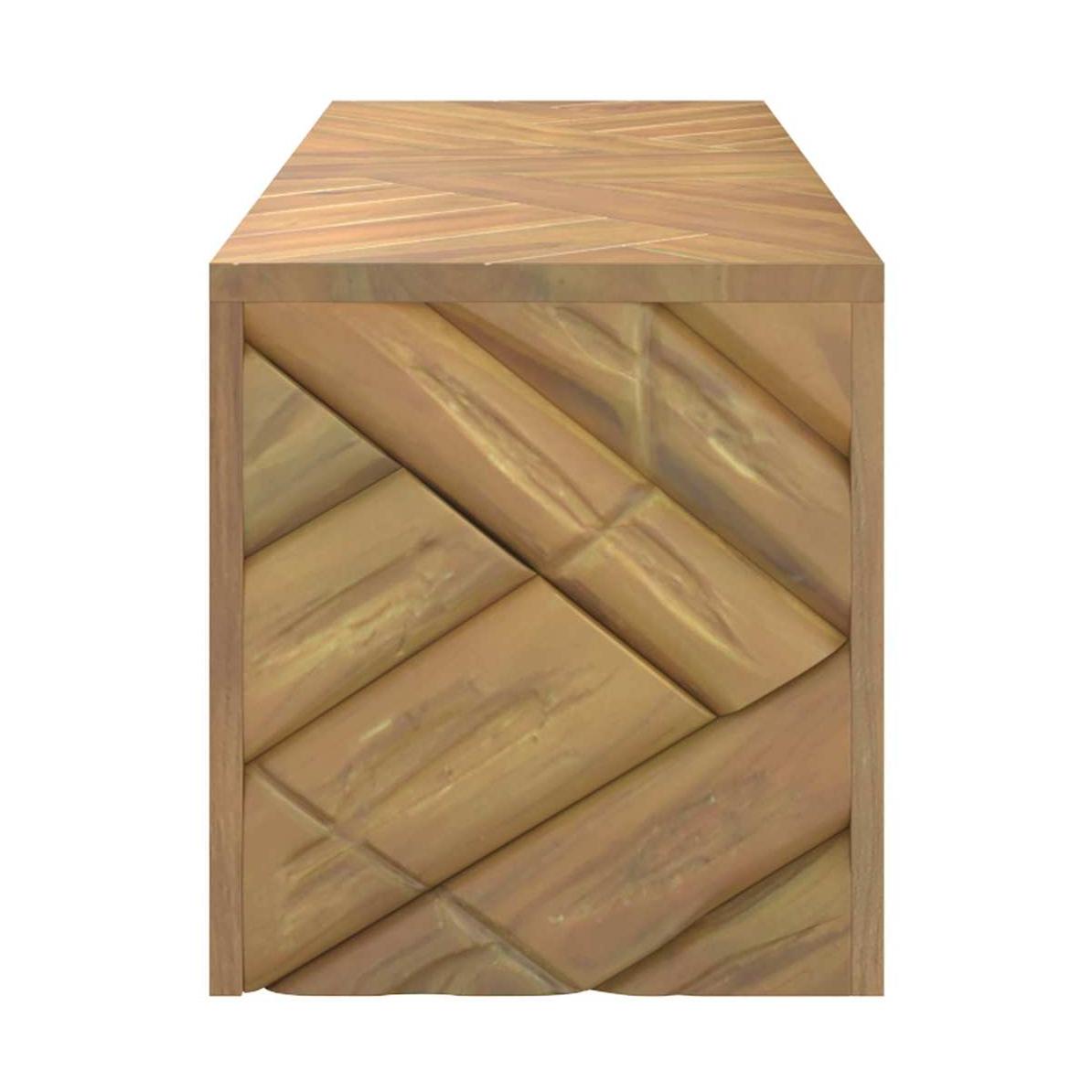Sohvapöytä 110X35X38 Cm Täysi Tiikki