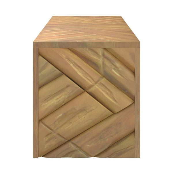Sohvapöytä 110X35X38 Cm Täysi Tiikki