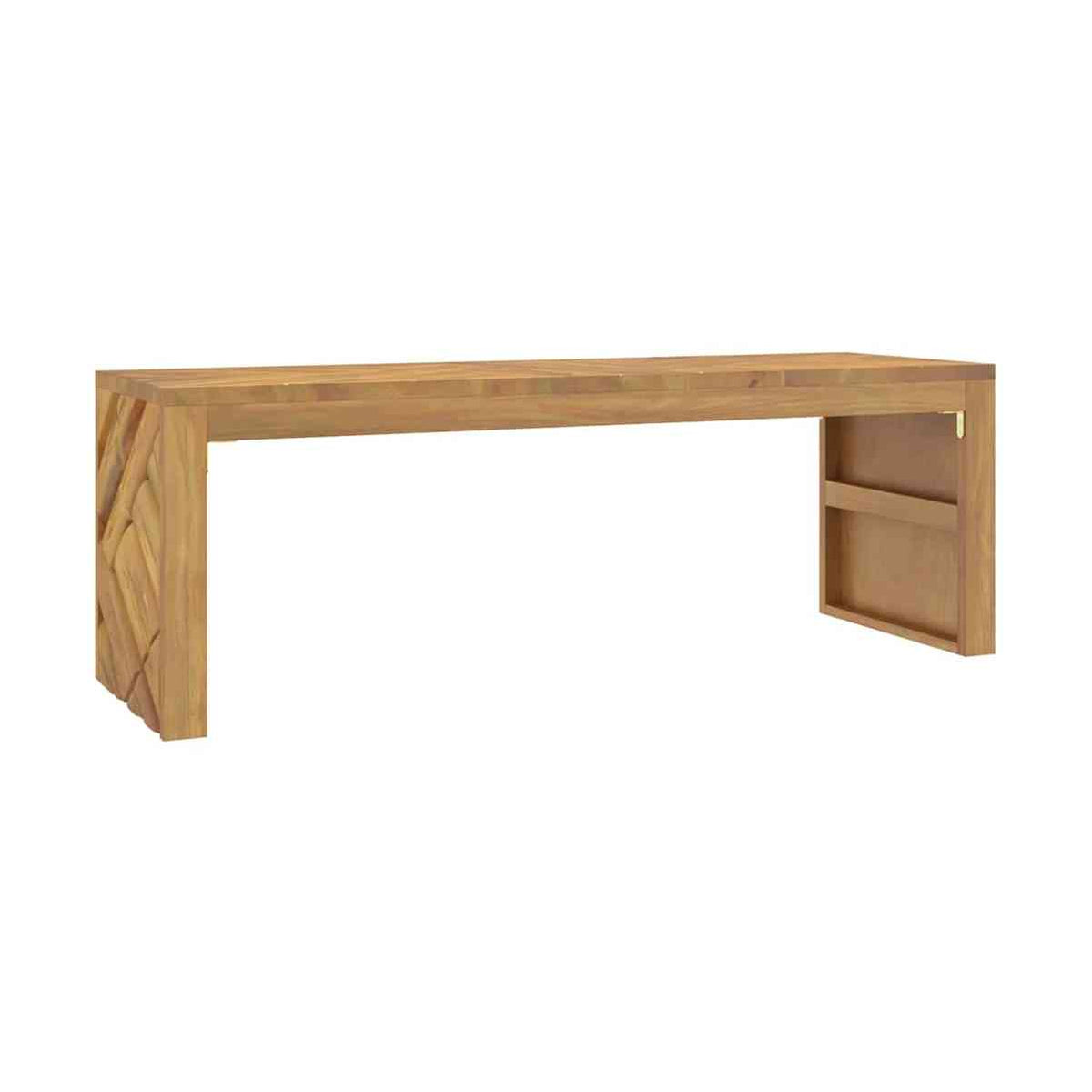 Sohvapöytä 110X35X38 Cm Täysi Tiikki