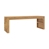 Sohvapöytä 110X35X38 Cm Täysi Tiikki
