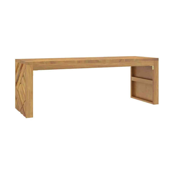 Sohvapöytä 110X35X38 Cm Täysi Tiikki